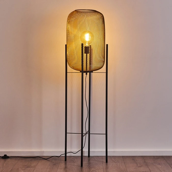 Hofstein Moholm Stehleuchte Schwarz, 1-flammig 16 Hofstein Moholm Stehleuchte Schwarz, 1-flammig – Bild 16