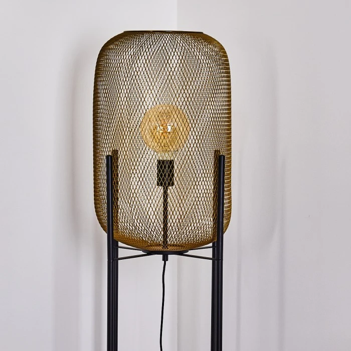 Hofstein Moholm Stehleuchte Schwarz, 1-flammig 9 Hofstein Moholm Stehleuchte Schwarz, 1-flammig – Bild 9