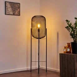 Hofstein Moholm Stehleuchte Schwarz, 1-flammig -Bürolampen Verkäufe moholm stehleuchte h3378724 9