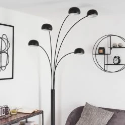 Hofstein Nikkala Stehleuchte Schwarz, 5-flammig -Bürolampen Verkäufe nikkala stehleuchte h3413852 9