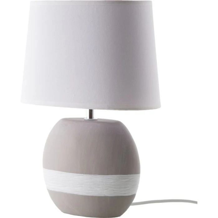 Nino Leuchten CRETO Tischleuchte Grau, Weiß, 1-flammig 2 Nino Leuchten CRETO Tischleuchte Grau, Weiß, 1-flammig – Bild 2