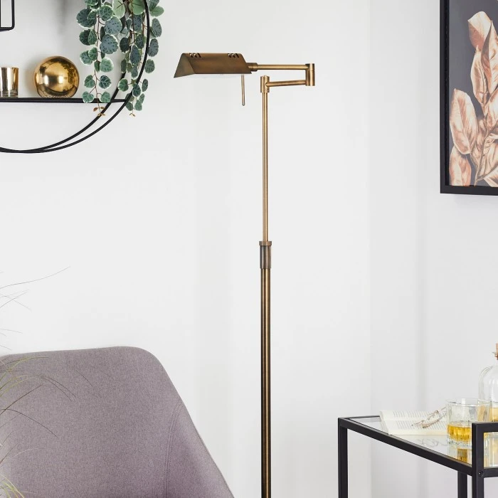 Hofstein Norrlida Stehleuchte LED Messing, 1-flammig 10 Hofstein Norrlida Stehleuchte LED Messing, 1-flammig – Bild 10