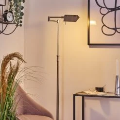 Hofstein Norrlida Stehleuchte LED Nickel-Matt, 1-flammig 22 Hofstein Norrlida Stehleuchte LED Nickel-Matt, 1-flammig -Bürolampen Verkäufe norrlida stehleuchte h3426081 10