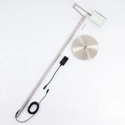 Hofstein Norrlida Stehleuchte LED Nickel-Matt, 1-flammig 16 Hofstein Norrlida Stehleuchte LED Nickel-Matt, 1-flammig -Bürolampen Verkäufe norrlida stehleuchte h3426081 4