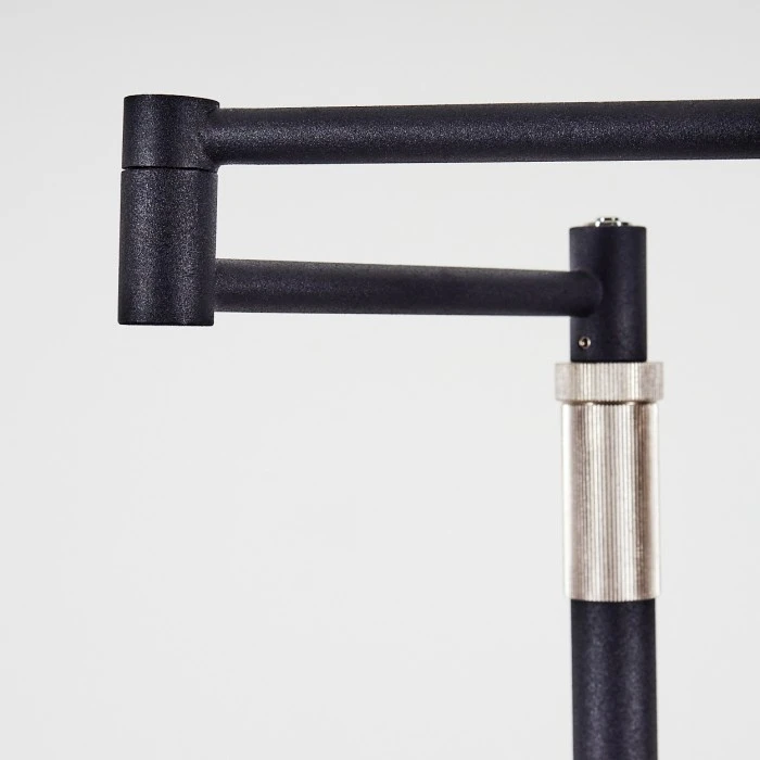 Hofstein Norrlida Stehleuchte LED Chrom, Schwarz, 1-flammig 6 Hofstein Norrlida Stehleuchte LED Chrom, Schwarz, 1-flammig – Bild 6