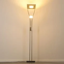 Hofstein Notigi Deckenfluter LED Nickel-Matt, 2-flammig, Fernbedienung, Farbwechsler 43 Hofstein Notigi Deckenfluter LED Nickel-Matt, 2-flammig, Fernbedienung, Farbwechsler -Bürolampen Verkäufe notigi deckenfluter h000632 10