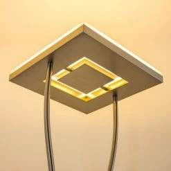 Hofstein Notigi Deckenfluter LED Nickel-Matt, 2-flammig, Fernbedienung, Farbwechsler 46 Hofstein Notigi Deckenfluter LED Nickel-Matt, 2-flammig, Fernbedienung, Farbwechsler -Bürolampen Verkäufe notigi deckenfluter h000632 13