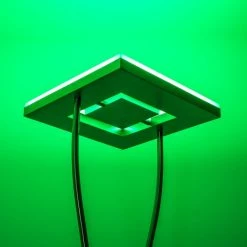 Hofstein Notigi Deckenfluter LED Nickel-Matt, 2-flammig, Fernbedienung, Farbwechsler 53 Hofstein Notigi Deckenfluter LED Nickel-Matt, 2-flammig, Fernbedienung, Farbwechsler -Bürolampen Verkäufe notigi deckenfluter h000632 20