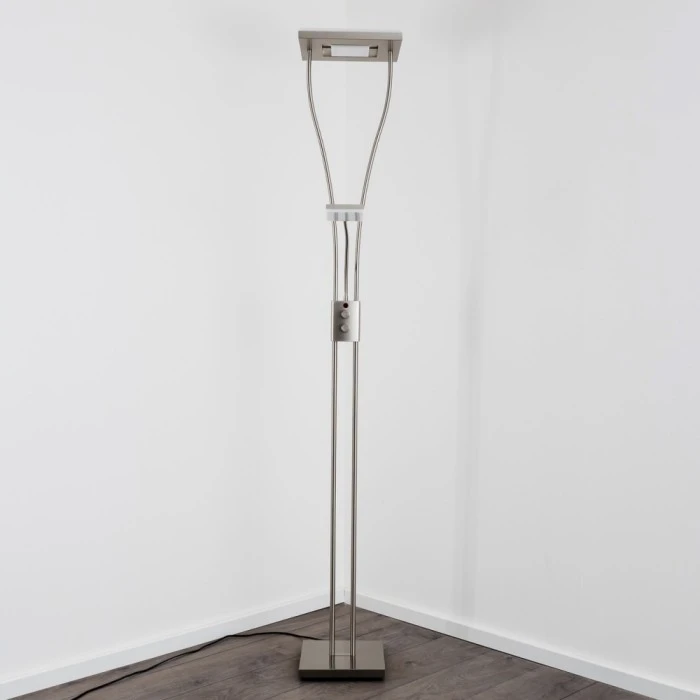 Hofstein Notigi Deckenfluter LED Nickel-Matt, 2-flammig, Fernbedienung, Farbwechsler 25 Hofstein Notigi Deckenfluter LED Nickel-Matt, 2-flammig, Fernbedienung, Farbwechsler – Bild 25