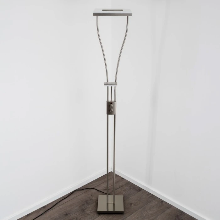 Hofstein Notigi Deckenfluter LED Nickel-Matt, 2-flammig, Fernbedienung, Farbwechsler 26 Hofstein Notigi Deckenfluter LED Nickel-Matt, 2-flammig, Fernbedienung, Farbwechsler – Bild 26