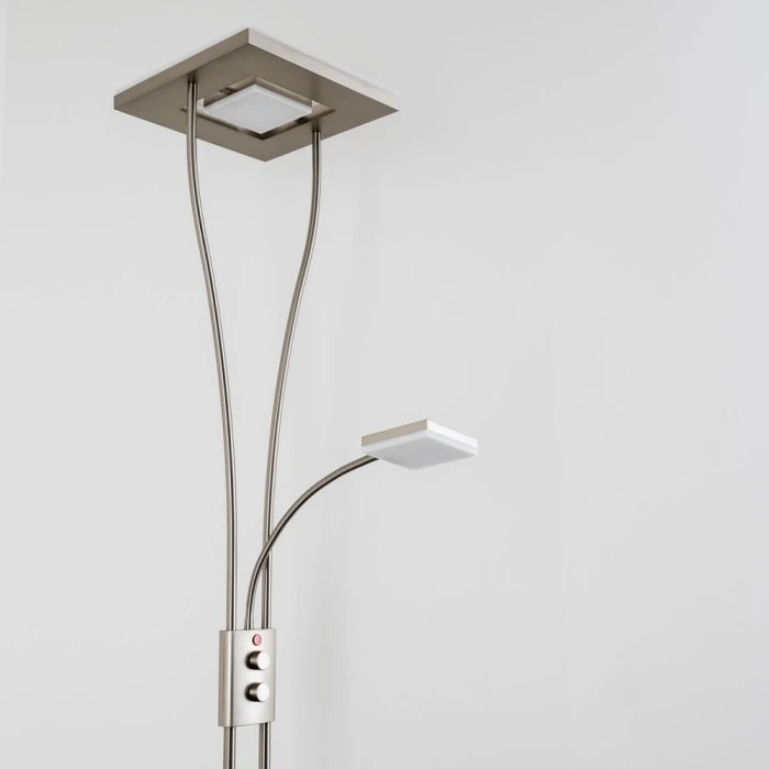 Hofstein Notigi Deckenfluter LED Nickel-Matt, 2-flammig, Fernbedienung, Farbwechsler 28 Hofstein Notigi Deckenfluter LED Nickel-Matt, 2-flammig, Fernbedienung, Farbwechsler – Bild 28