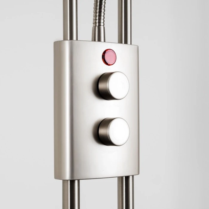 Hofstein Notigi Deckenfluter LED Nickel-Matt, 2-flammig, Fernbedienung, Farbwechsler 31 Hofstein Notigi Deckenfluter LED Nickel-Matt, 2-flammig, Fernbedienung, Farbwechsler – Bild 31