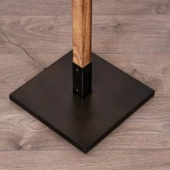 Hofstein Oksbol Stehleuchte Grau, Dunkelbraun, Stahl geb&uuml;rstet, 2-flammig -Bürolampen Verkäufe oksbol stehleuchte h3350362 4