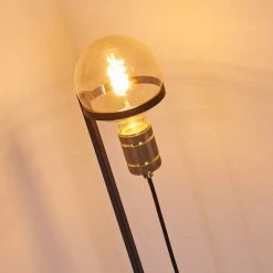 Hofstein Okudari Stehleuchte Messing, Schwarz, Gold, 1-flammig -Bürolampen Verkäufe okudari stehleuchte h3358290 5