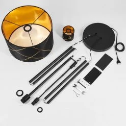 Hofstein Opatija Stehleuchte Chrom, Schwarz, 2-flammig 16 Hofstein Opatija Stehleuchte Chrom, Schwarz, 2-flammig -Bürolampen Verkäufe opatija stehleuchte h3421659 3