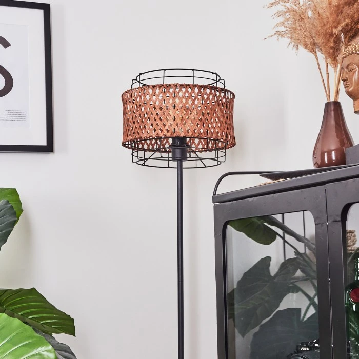 Hofstein Otta Stehleuchte Schwarz, 1-flammig 2 Hofstein Otta Stehleuchte Schwarz, 1-flammig – Bild 2