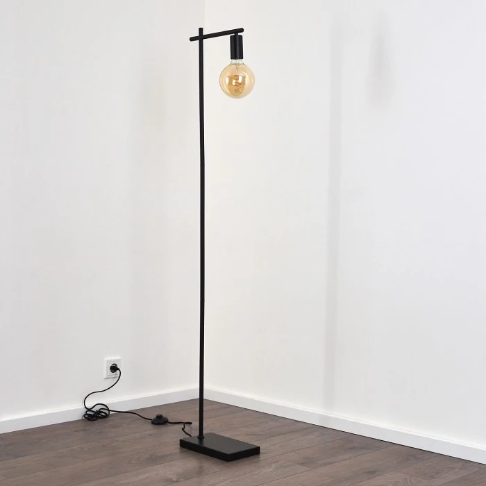 Hofstein Pamunkey Stehleuchte Schwarz, 1-flammig 12 Hofstein Pamunkey Stehleuchte Schwarz, 1-flammig – Bild 12