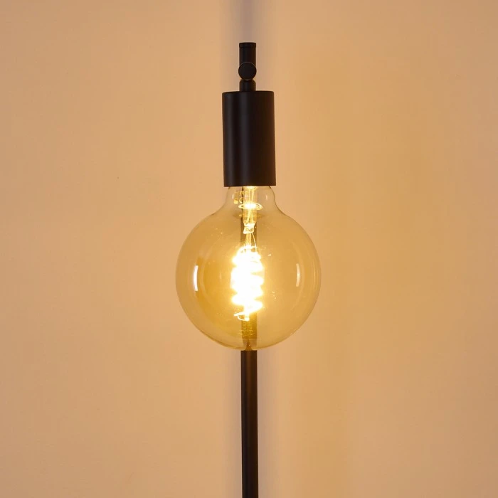 Hofstein Pamunkey Stehleuchte Schwarz, 1-flammig 7 Hofstein Pamunkey Stehleuchte Schwarz, 1-flammig – Bild 7