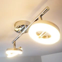 Hofstein Paris Deckenspot LED Chrom, 2-flammig -Bürolampen Verkäufe paris deckenspot h167701 14