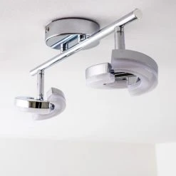 Hofstein Paris Deckenspot LED Chrom, 2-flammig -Bürolampen Verkäufe paris deckenspot h167701 7