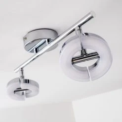 Hofstein Paris Deckenspot LED Chrom, 2-flammig -Bürolampen Verkäufe paris deckenspot h167701 8