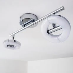 Hofstein Paris Deckenspot LED Chrom, 2-flammig -Bürolampen Verkäufe paris deckenspot h167701 9