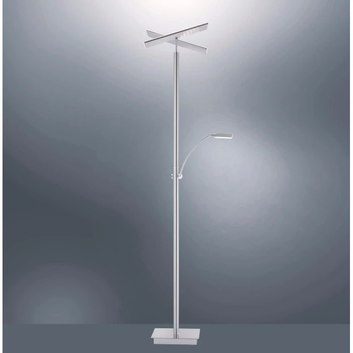 Paul Neuhaus Leuchten Paul Neuhaus ARTUR Stehleuchte LED Edelstahl, 2-flammig 11 Paul Neuhaus Leuchten Paul Neuhaus ARTUR Stehleuchte LED Edelstahl, 2-flammig – Bild 11