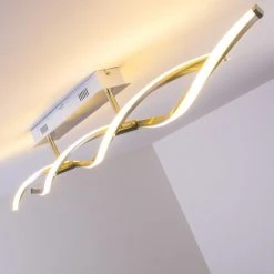 Paul Neuhaus Leuchten Paul Neuhaus POLINA Deckenleuchte LED Edelstahl, 2-flammig -Bürolampen Verkäufe paul neuhaus polina deckenleuchte 9143 55 3