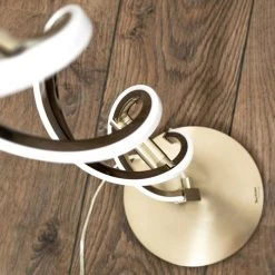 Paul Neuhaus Leuchten Paul Neuhaus POLINA Stehleuchte LED Edelstahl, 2-flammig -Bürolampen Verkäufe paul neuhaus polina stehleuchte 9140 55 14