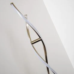 Paul Neuhaus Leuchten Paul Neuhaus POLINA Stehleuchte LED Edelstahl, 2-flammig -Bürolampen Verkäufe paul neuhaus polina stehleuchte 9140 55 15