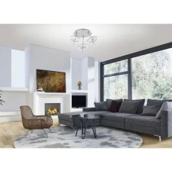 Paul Neuhaus Q-Serie Paul Neuhaus Q-AMY Deckenleuchte LED Edelstahl, 6-flammig, Fernbedienung 9 Paul Neuhaus Q-Serie Paul Neuhaus Q-AMY Deckenleuchte LED Edelstahl, 6-flammig, Fernbedienung -Bürolampen Verkäufe paul neuhaus q amy deckenleuchte 6891 55 2