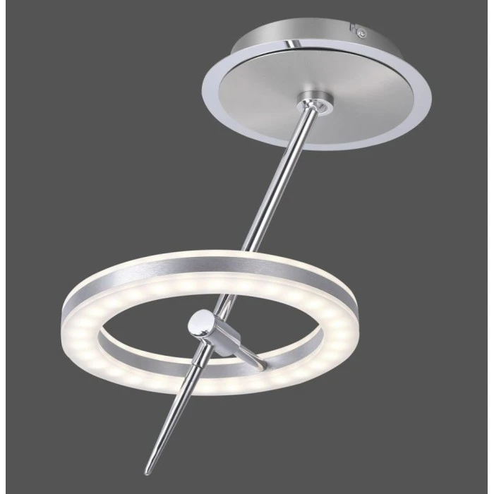 Paul Neuhaus Q-Serie Paul Neuhaus Q-AMY Deckenleuchte LED Edelstahl, 2-flammig, Fernbedienung 3 Paul Neuhaus Q-Serie Paul Neuhaus Q-AMY Deckenleuchte LED Edelstahl, 2-flammig, Fernbedienung – Bild 3