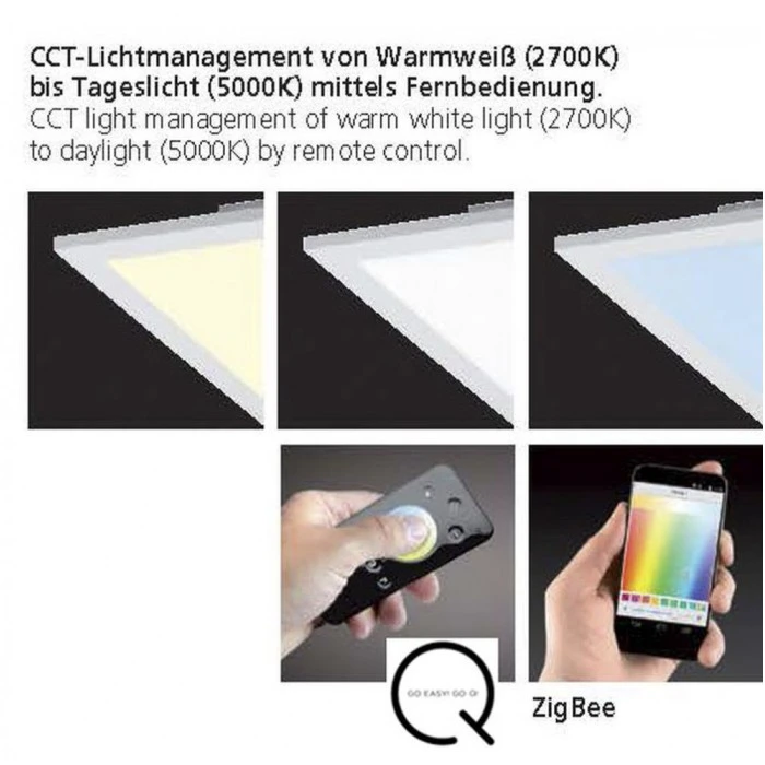 Paul Neuhaus Q-Serie Paul Neuhaus Q-Flag Deckenpanel LED Weiß, 1-flammig, Fernbedienung 9 Paul Neuhaus Q-Serie Paul Neuhaus Q-Flag Deckenpanel LED Weiß, 1-flammig, Fernbedienung – Bild 9