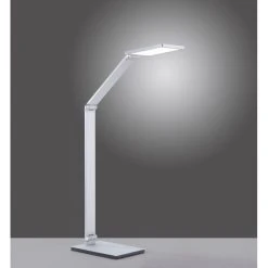 Paul Neuhaus Q-Serie Paul Neuhaus Q-HANNES Tischleuchte LED Silber, 1-flammig, Fernbedienung -Bürolampen Verkäufe paul neuhaus q hannes tischleuchte 4875 95 6
