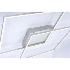 Paul Neuhaus Q-Serie Paul Neuhaus Q-Inigo Deckenleuchte LED Edelstahl, 2-flammig, Fernbedienung 13 Paul Neuhaus Q-Serie Paul Neuhaus Q-Inigo Deckenleuchte LED Edelstahl, 2-flammig, Fernbedienung -Bürolampen Verkäufe paul neuhaus q inigo deckenleuchte 6431 55 k 4