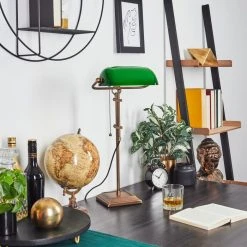 Hofstein Ragaz Bankerlampe Bronze, 1-flammig -Bürolampen Verkäufe ragaz bankerlampe h3547670 10