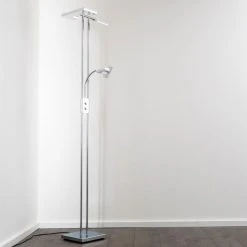 Reality Avignon Deckenfluter LED Chrom, 2-flammig -Bürolampen Verkäufe reality avignon deckenfluter r42782106 7