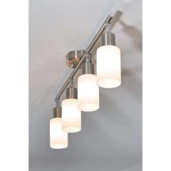 Reality MARS Deckenspot Edelstahl, Weiß, 4-flammig 12 Reality MARS Deckenspot Edelstahl, Weiß, 4-flammig -Bürolampen Verkäufe reality mars deckenspot r80014007 3