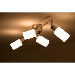 Reality MARS Deckenspot Edelstahl, Weiß, 4-flammig 14 Reality MARS Deckenspot Edelstahl, Weiß, 4-flammig -Bürolampen Verkäufe reality mars deckenspot r80014007 5