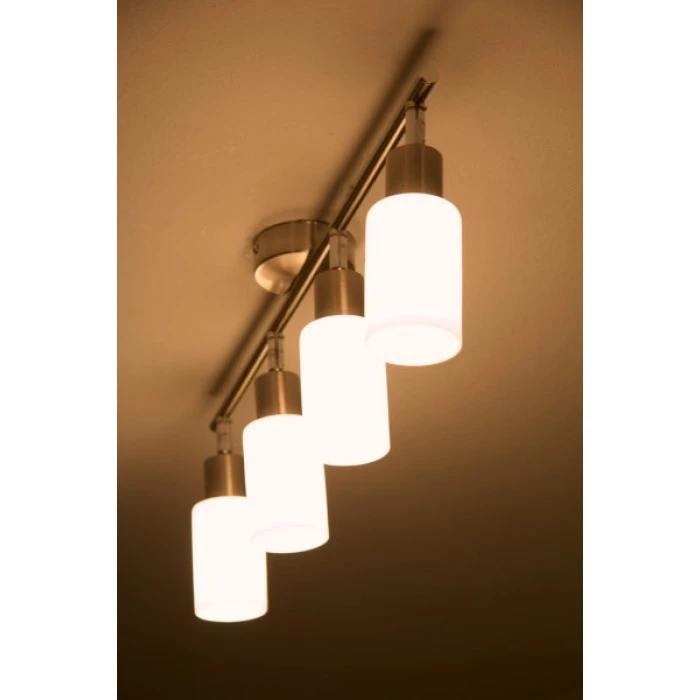 Reality MARS Deckenspot Edelstahl, Weiß, 4-flammig 7 Reality MARS Deckenspot Edelstahl, Weiß, 4-flammig – Bild 7