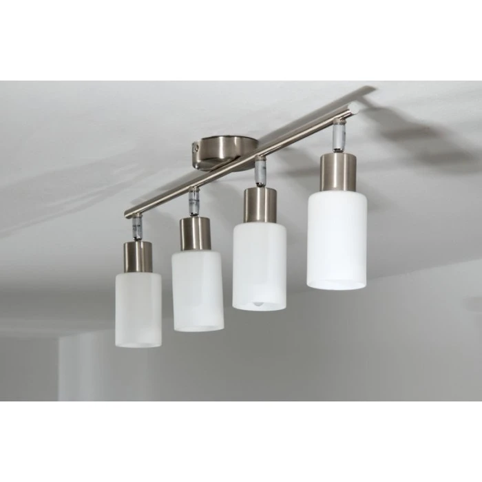 Reality MARS Deckenspot Edelstahl, Weiß, 4-flammig 9 Reality MARS Deckenspot Edelstahl, Weiß, 4-flammig – Bild 9