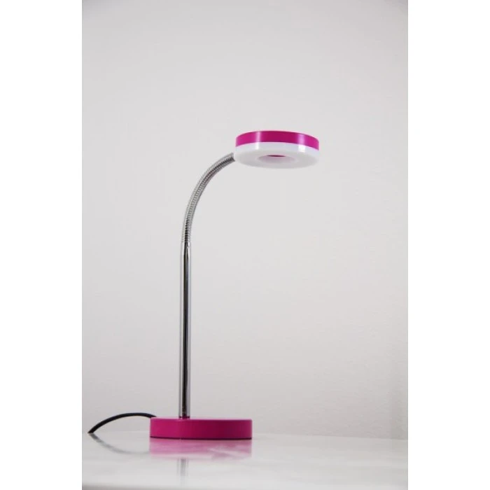 Reality RENNES Schreibtischleuchte LED Chrom, Weiß, Lila, 1-flammig 3 Reality RENNES Schreibtischleuchte LED Chrom, Weiß, Lila, 1-flammig – Bild 3