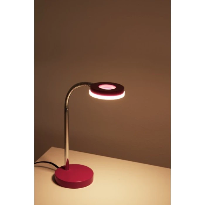 Reality RENNES Schreibtischleuchte LED Chrom, Weiß, Lila, 1-flammig 7 Reality RENNES Schreibtischleuchte LED Chrom, Weiß, Lila, 1-flammig – Bild 7