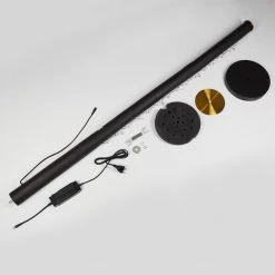 Hofstein Rodeche Stehleuchte LED Messing, Schwarz, 1-flammig -Bürolampen Verkäufe rodeche stehleuchte h3439388 4