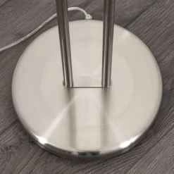 Hofstein Rom Deckenfluter LED Nickel-Matt, 2-flammig 27 Hofstein Rom Deckenfluter LED Nickel-Matt, 2-flammig -Bürolampen Verkäufe rom deckenfluter 8500 7