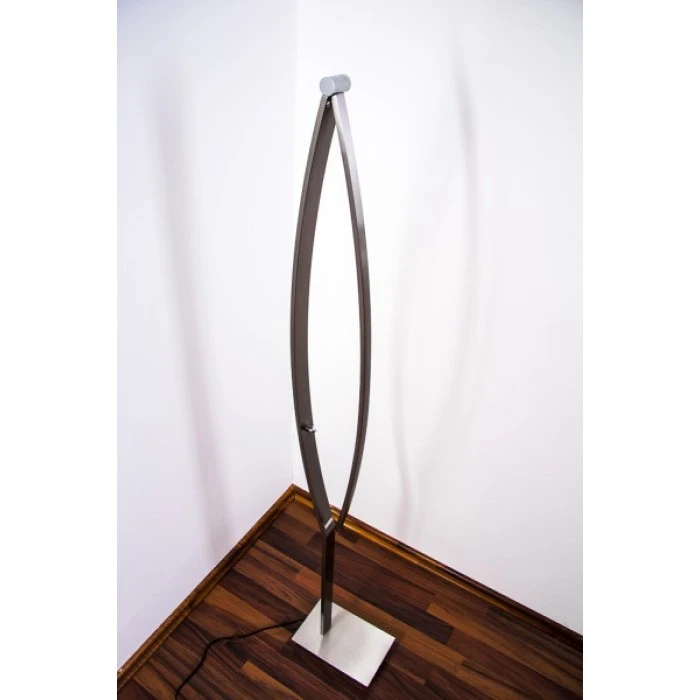 Hofstein Santa Marta Stehleuchte LED Nickel-Matt, Chrom, 1-flammig 10 Hofstein Santa Marta Stehleuchte LED Nickel-Matt, Chrom, 1-flammig – Bild 10