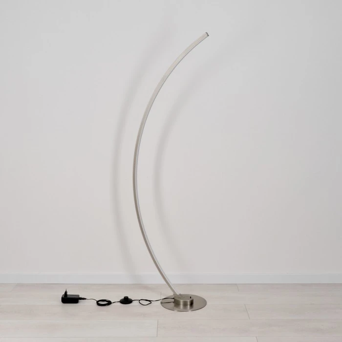 Hofstein Scar RGB Bogenlampe LED Nickel-Matt, 1-flammig, Fernbedienung, Farbwechsler 5 Hofstein Scar RGB Bogenlampe LED Nickel-Matt, 1-flammig, Fernbedienung, Farbwechsler – Bild 5