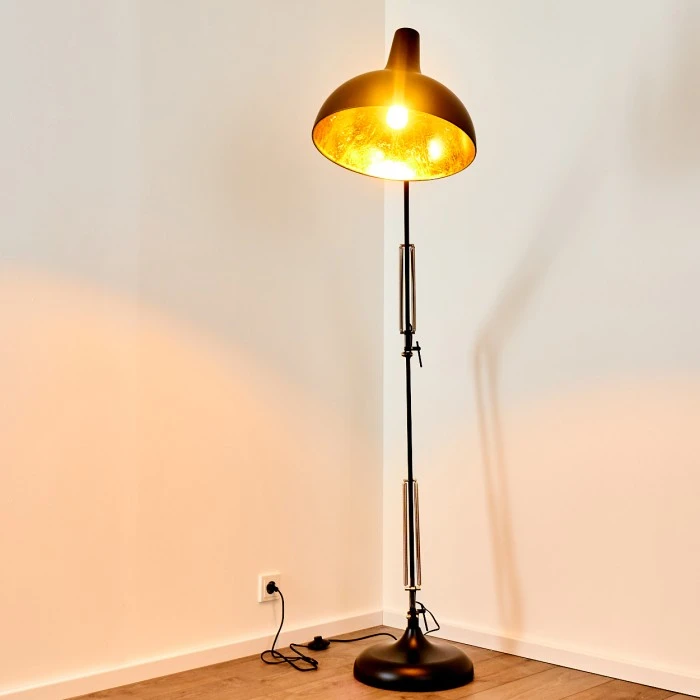 Hofstein Sharif Stehleuchte Schwarz, 1-flammig 15 Hofstein Sharif Stehleuchte Schwarz, 1-flammig – Bild 15