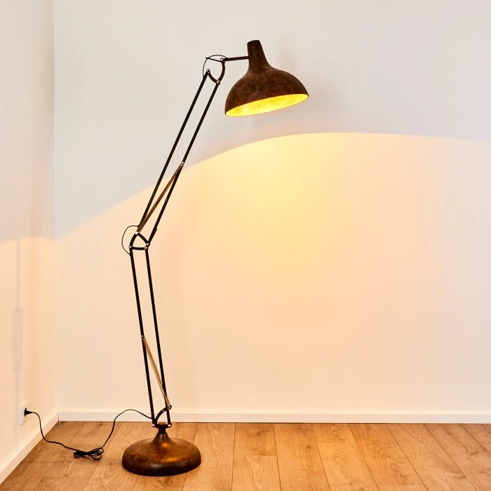 Hofstein Sharif Stehleuchte Rostfarben, 1-flammig 3 Hofstein Sharif Stehleuchte Rostfarben, 1-flammig – Bild 3