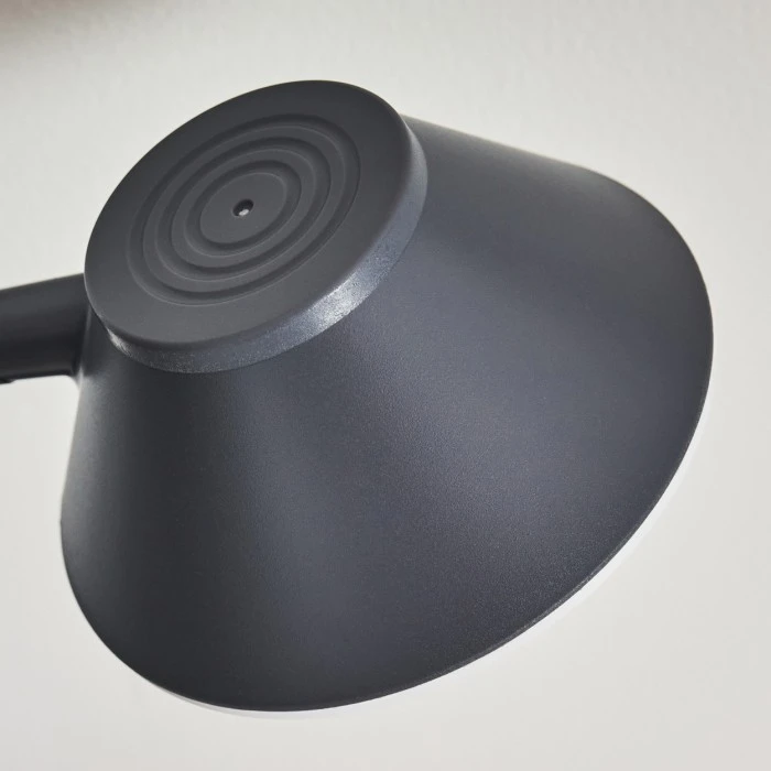 Hofstein Shreveport Tischleuchte LED Anthrazit, Weiß, 1-flammig 14 Hofstein Shreveport Tischleuchte LED Anthrazit, Weiß, 1-flammig – Bild 14